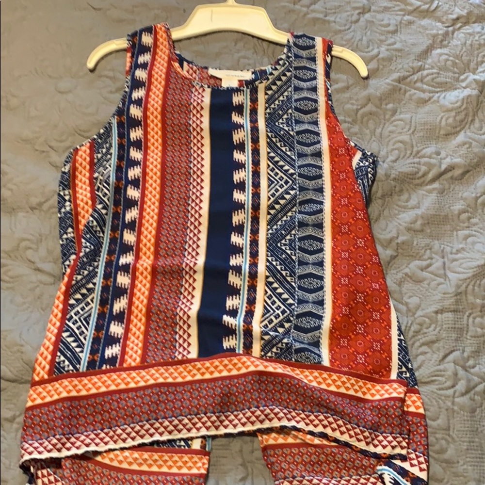 Open back tank